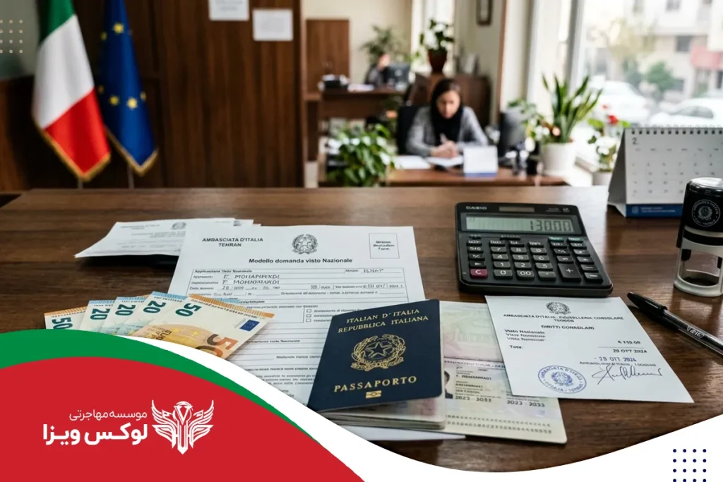 مدارک لازم برای وقت سفارت ایتالیا